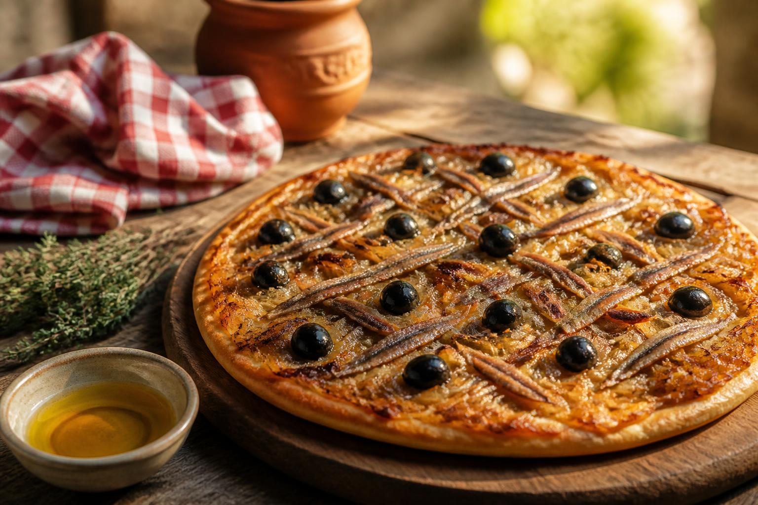 découvrez la pissaladière maison, une spécialité du sud de la france alliant pâte croustillante, oignons caramélisés et anchois pour un goût authentique et savoureux.