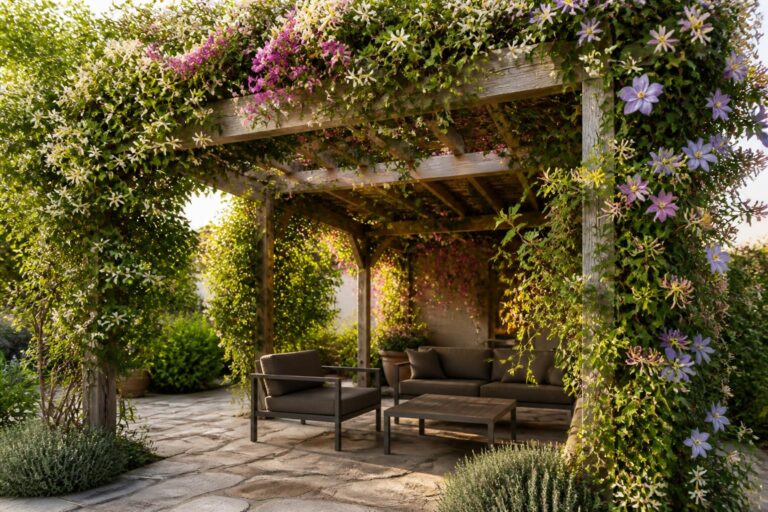 découvrez les meilleures plantes grimpantes pour habiller rapidement et élégamment votre pergola, apportant charme et fraîcheur à votre extérieur.