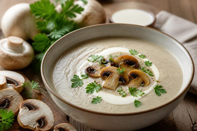 découvrez notre recette facile et rapide de velouté express aux champignons, une soupe crémeuse et savoureuse parfaite pour réchauffer vos repas en un rien de temps.