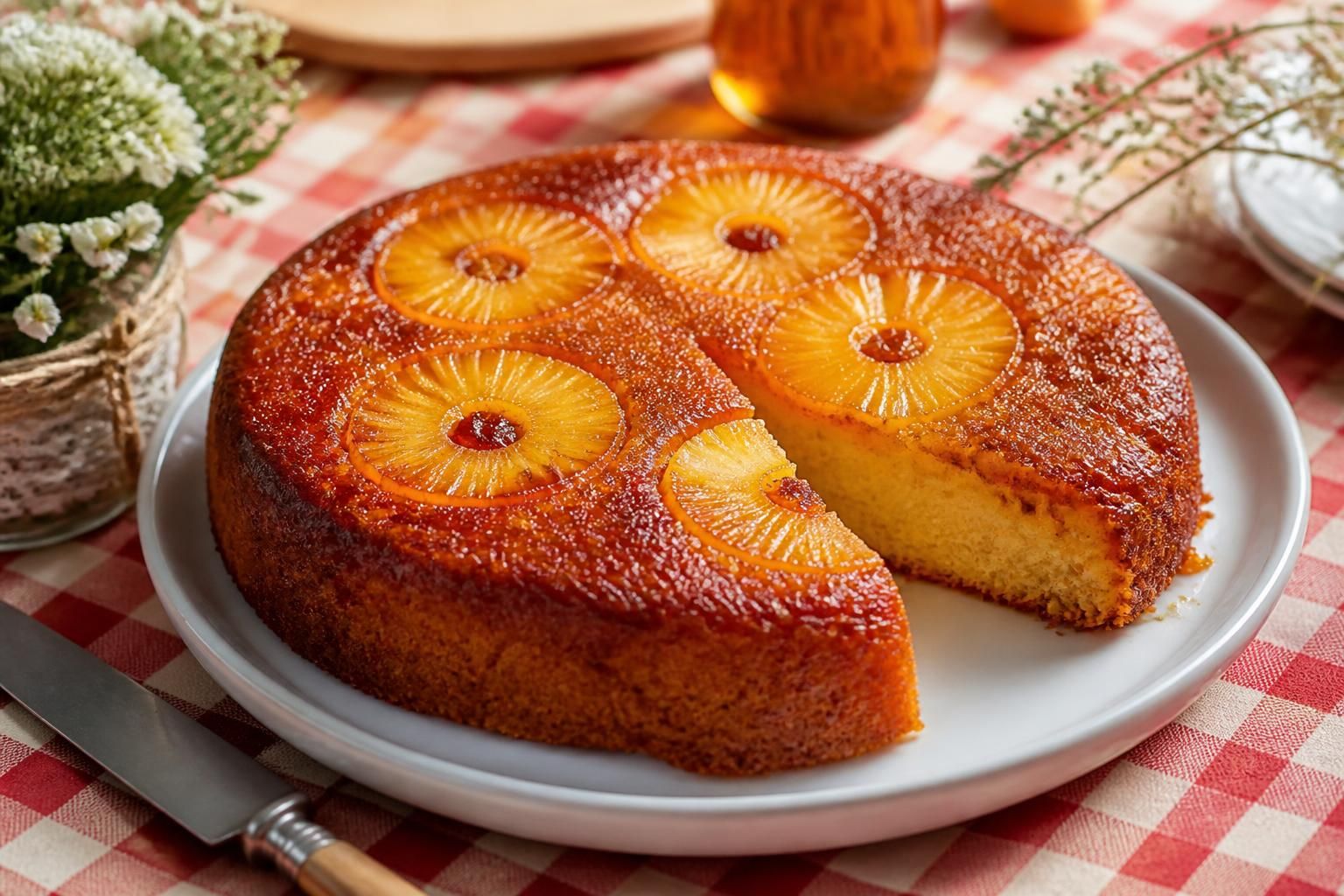 découvrez la recette secrète de grand-mère pour un gâteau à l'ananas express, un dessert facile et inratable qui ravira toute la famille.