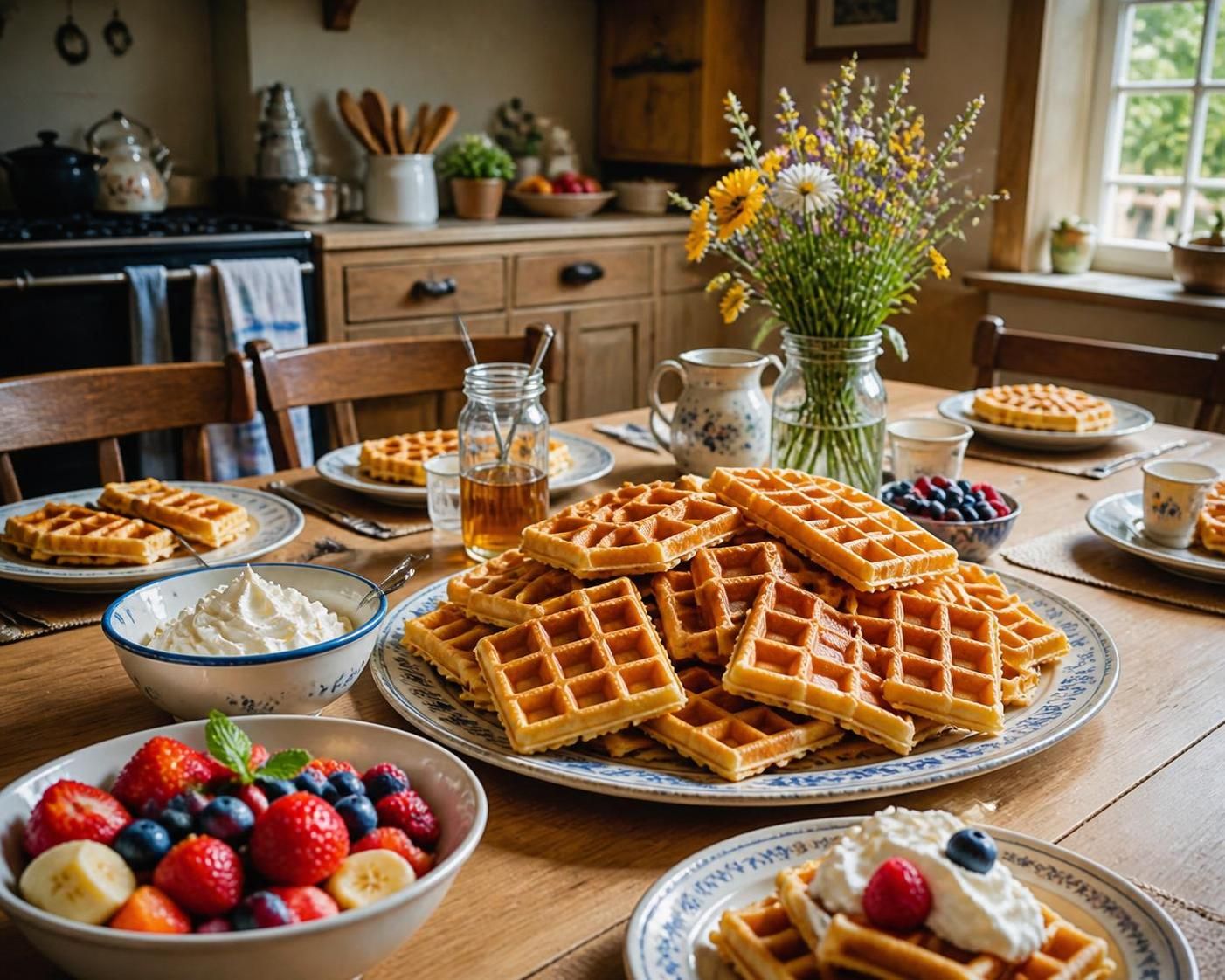 découvrez la recette traditionnelle des gaufres d'antan, transmise par grand-mère, pour savourer un goût authentique et délicieux à chaque bouchée.