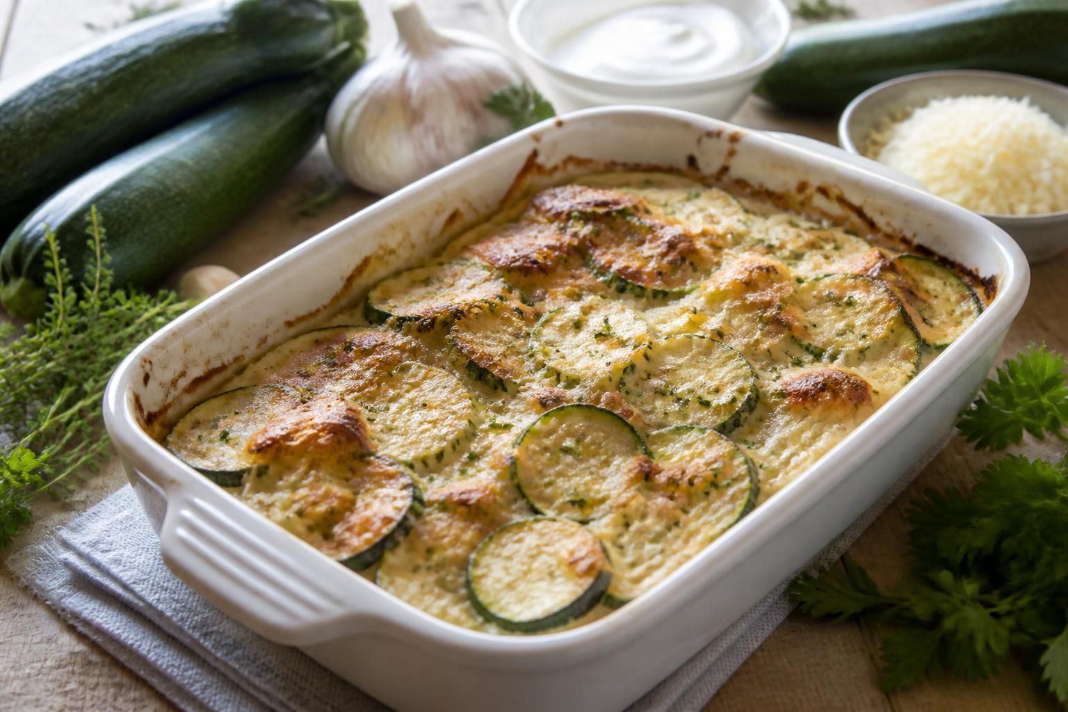 découvrez notre recette authentique et express de gratin de courgettes, idéale pour un repas savoureux et facile à préparer en un rien de temps.