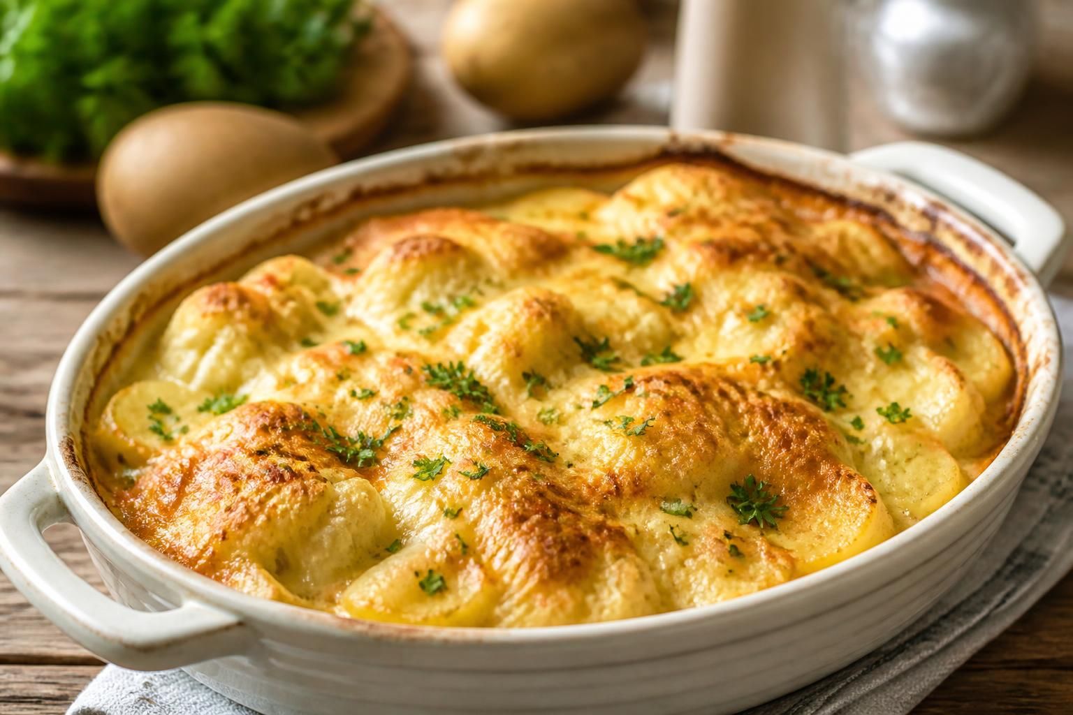 découvrez notre recette facile et savoureuse de gratin fondant au chou-fleur et pommes de terre, parfaite pour un repas réconfortant et gourmand.