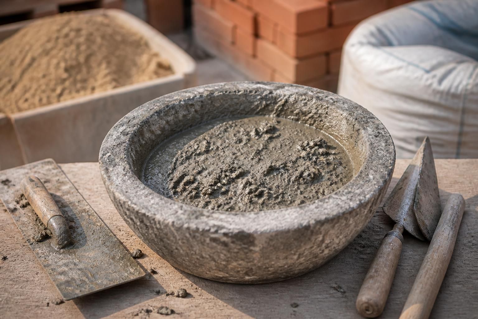 découvrez les caractéristiques uniques du mortier et tout ce qu'il faut savoir pour bien l'utiliser dans vos projets de construction et de rénovation.