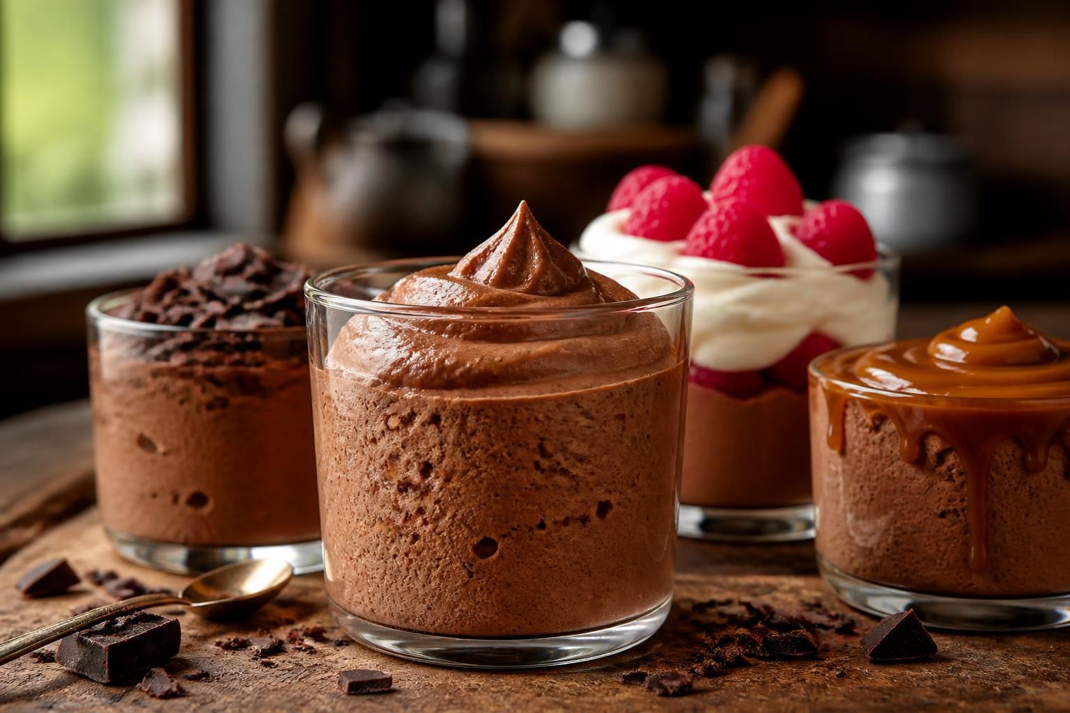 découvrez la recette classique de la mousse au chocolat, facile et irrésistible, accompagnée de ses variantes gourmandes pour régaler petits et grands.
