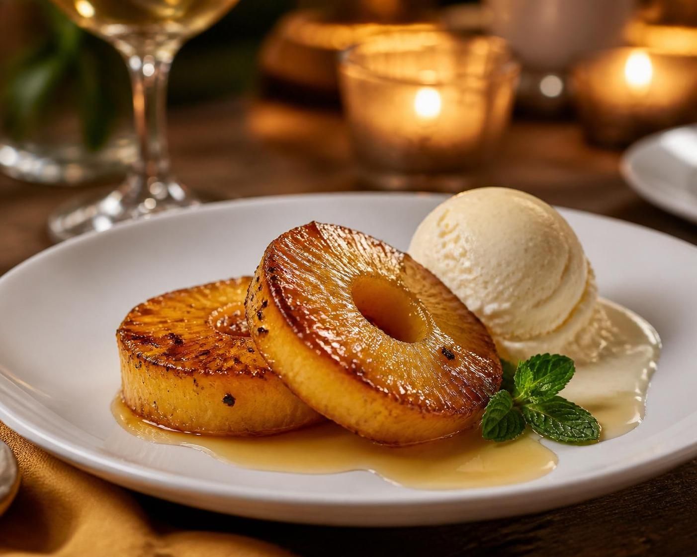 découvrez la recette facile et délicieuse de l'ananas rôti au miel, un dessert sucré, frais et gourmand qui ravira vos papilles en toute simplicité.