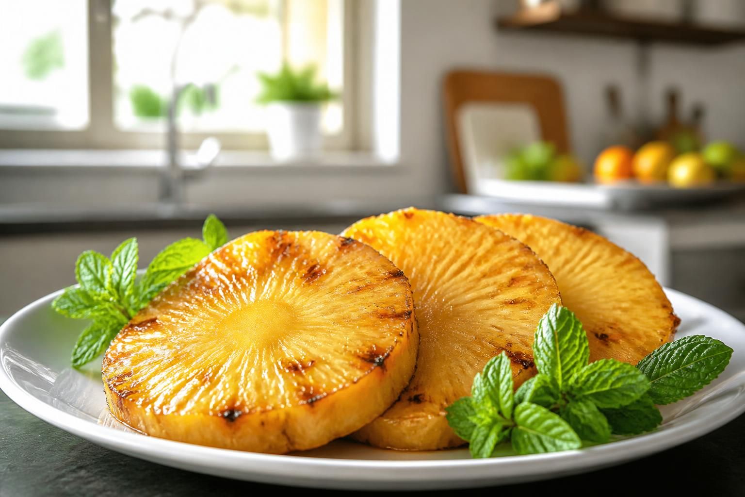 découvrez comment préparer un ananas rôti au miel, un dessert frais et gourmand parfait pour un plaisir sucré facile et rapide à réaliser.