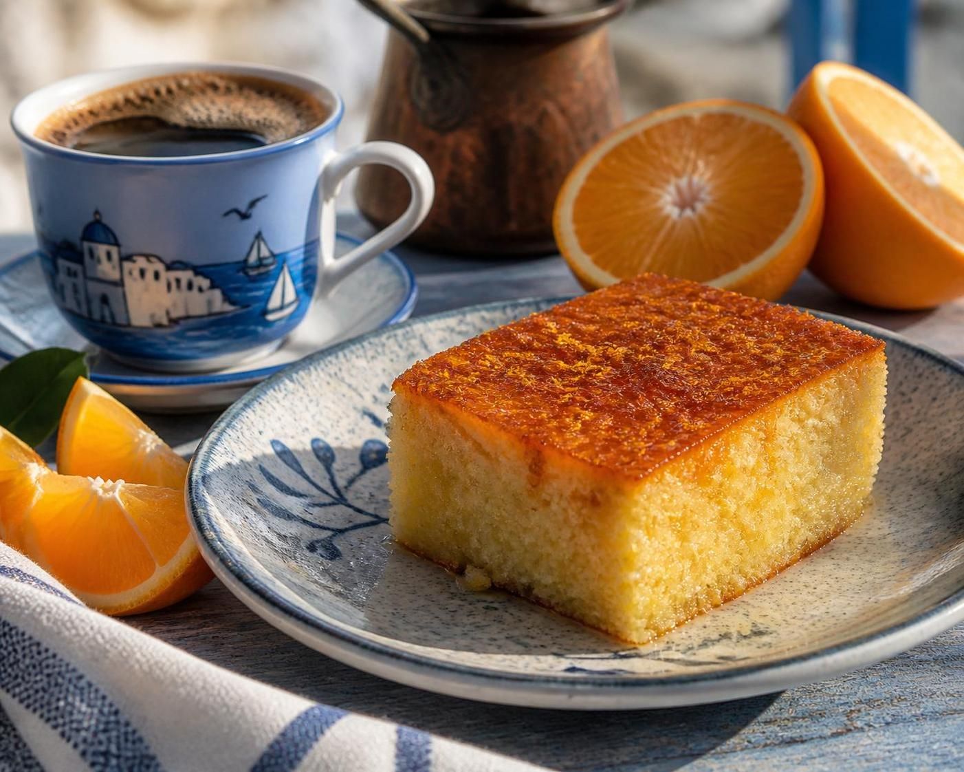 découvrez notre recette facile et authentique de portokalopita, un délicieux gâteau grec à l'orange alliant douceur et saveurs méditerranéennes pour un dessert parfait.