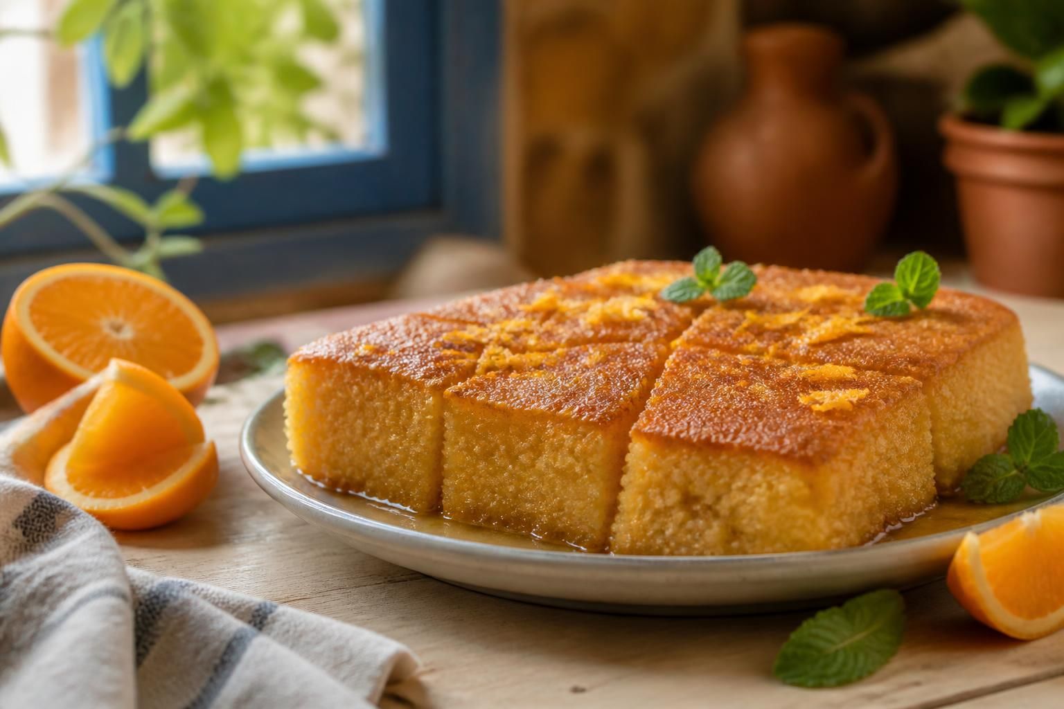 découvrez la recette facile et authentique de la portokalopita, un dessert grec savoureux à base d'orange et de filo, parfait pour toutes vos envies gourmandes.