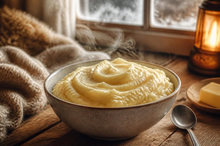 découvrez une purée douce et réconfortante, parfaite pour vous réchauffer et affronter l'hiver en toute sérénité.
