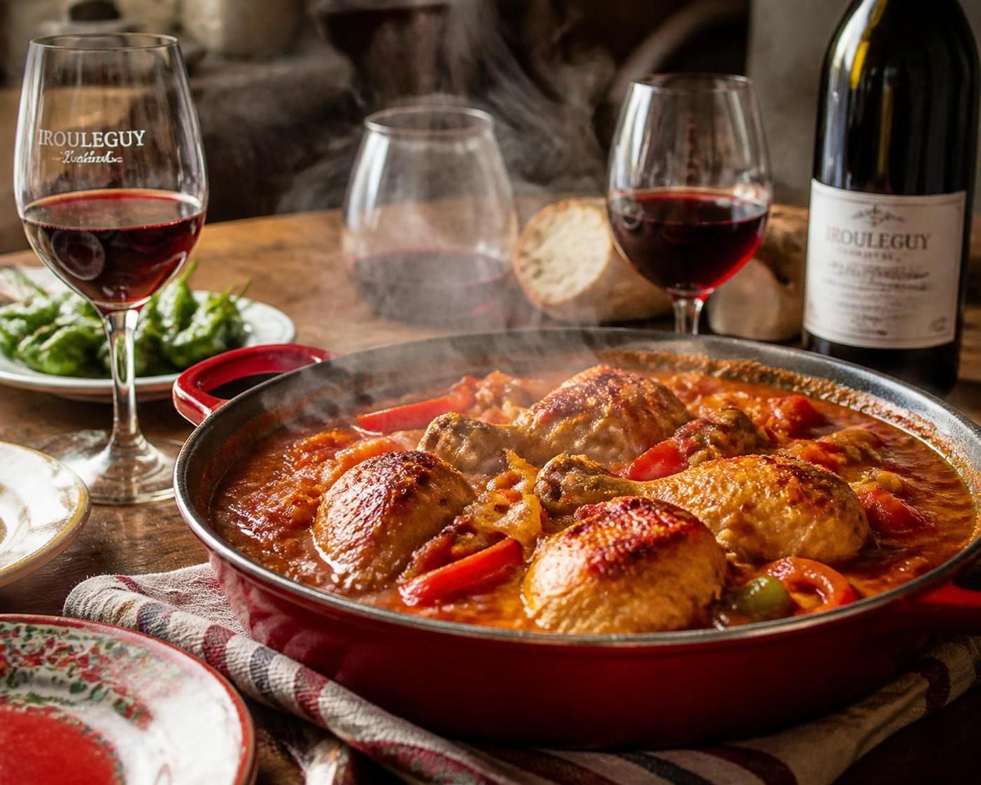 découvrez quel vin choisir pour sublimer votre poulet basquaise et réussir un accord mets et vins parfait qui ravira vos papilles.