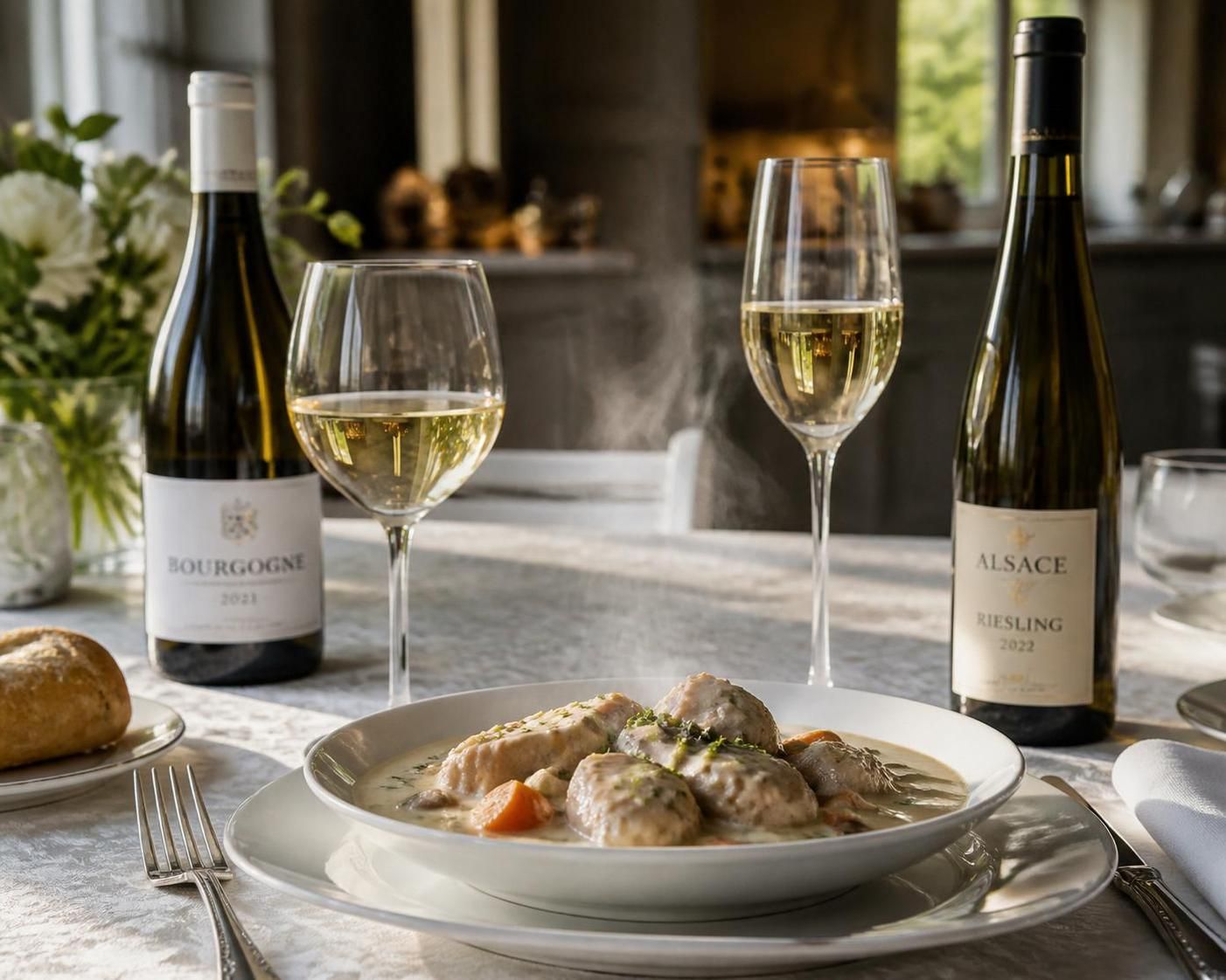 découvrez quel vin choisir pour sublimer votre blanquette de veau et rehausser les saveurs délicates de ce plat traditionnel français.