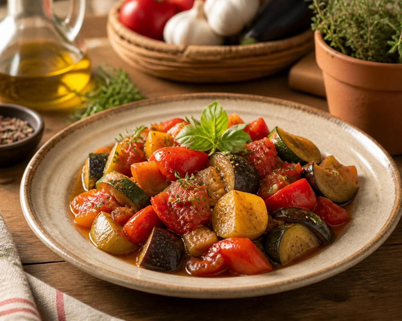 découvrez la recette traditionnelle de la ratatouille authentique pour savourer un plat provençal chez vous, facile à préparer et riche en saveurs.