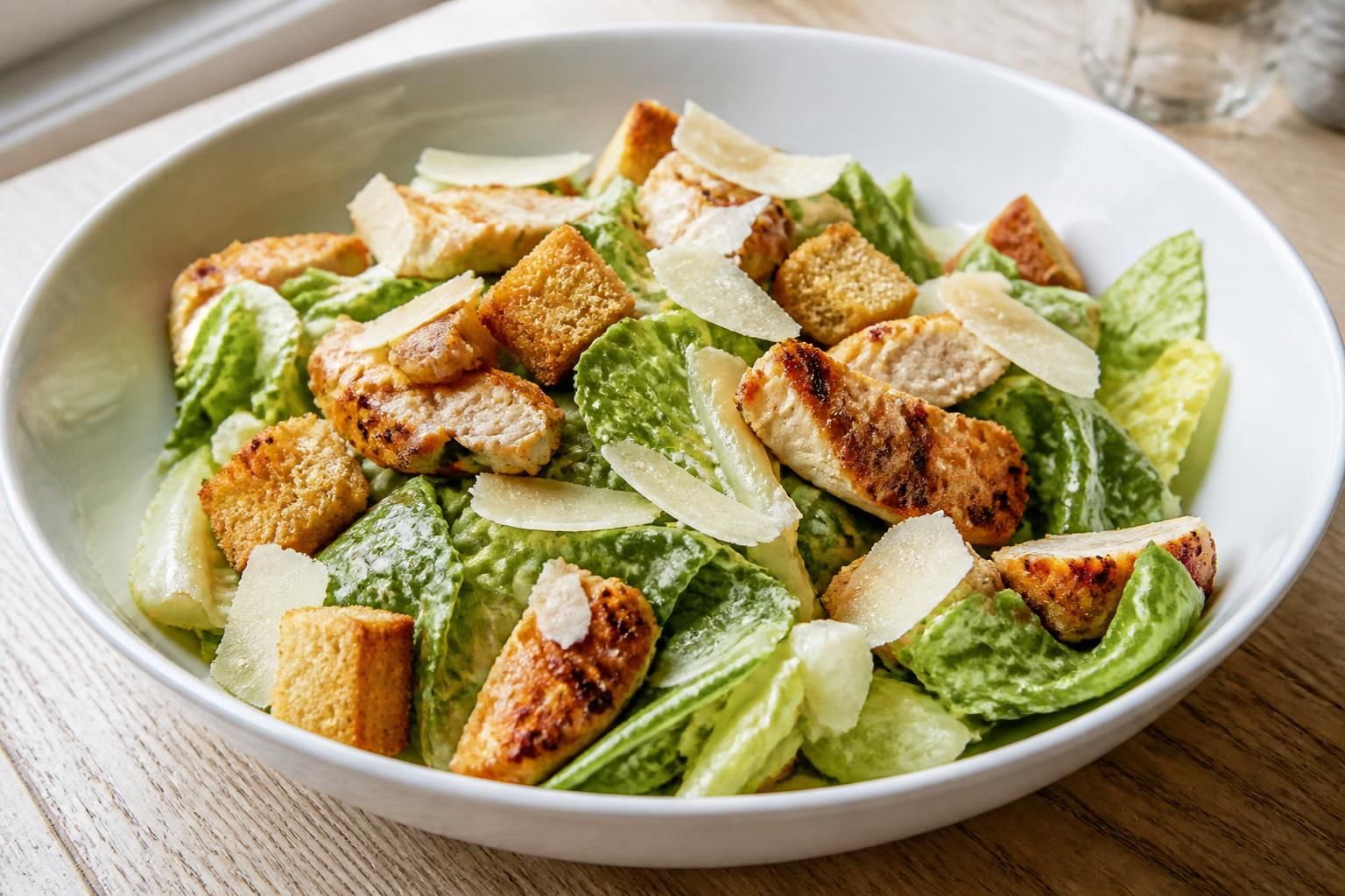découvrez notre recette facile et savoureuse de salade césar authentique, idéale pour un repas rapide et délicieux au quotidien.
