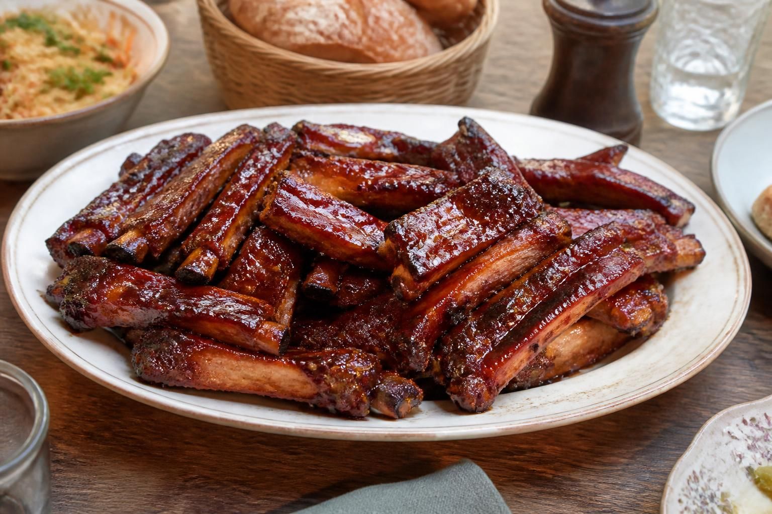 découvrez une recette facile et savoureuse de travers de porc fondants au four, parfaite pour un repas gourmand à réaliser chez vous.