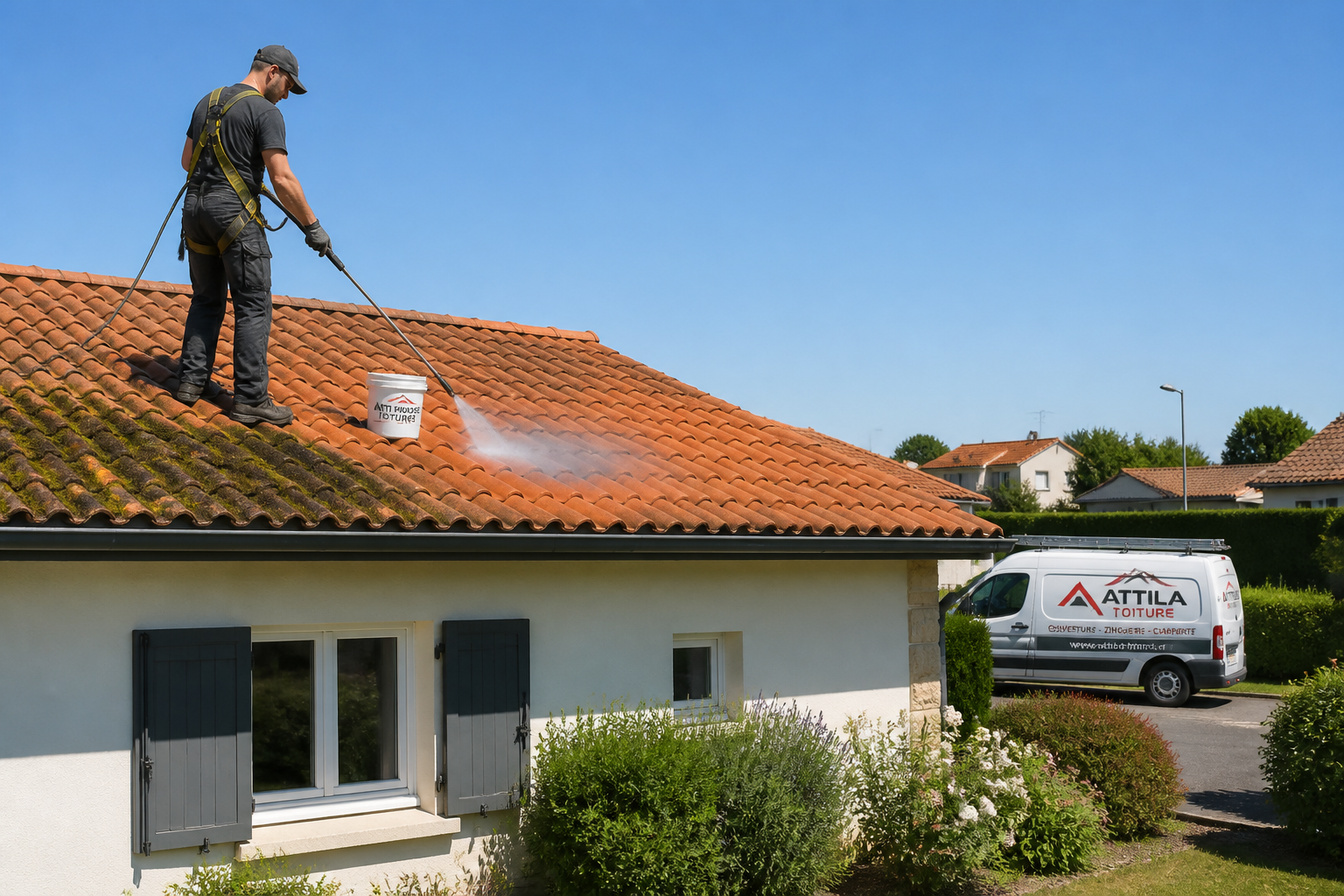 Démoussage toiture : quel prix au m² en 2024 ?