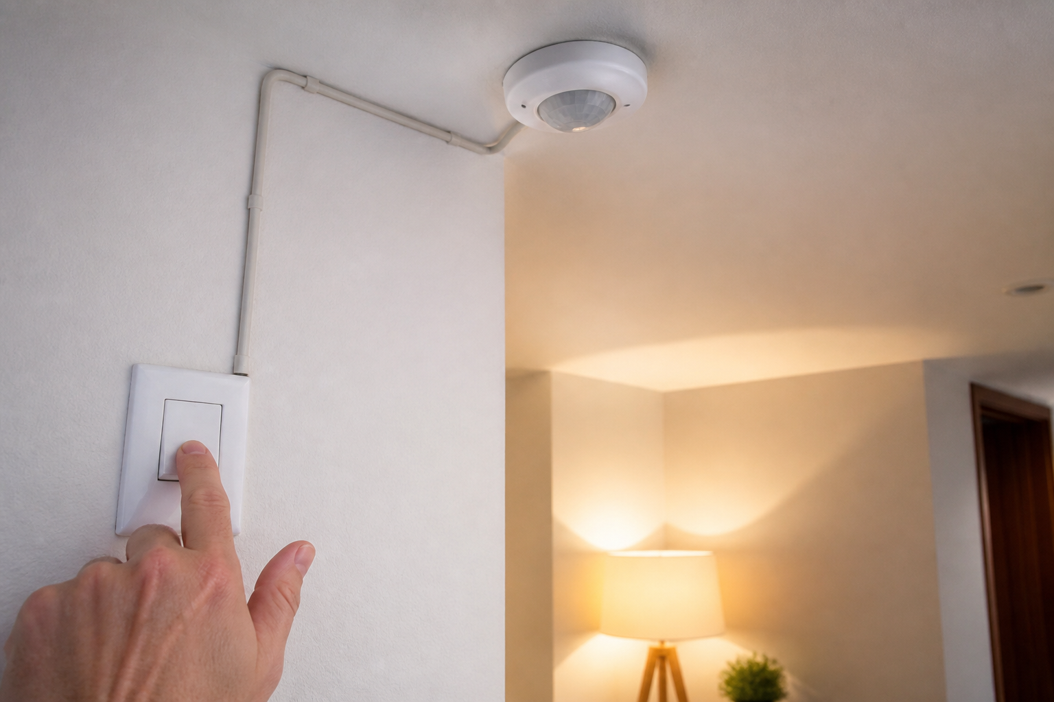 Détecteur de mouvement avec interrupteur : schéma de branchement expliqué