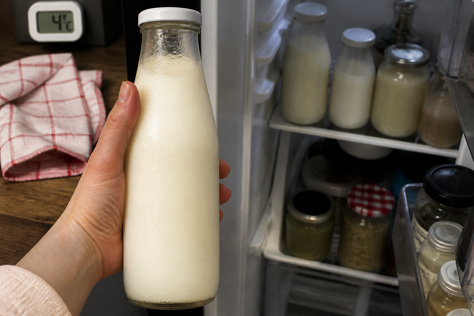 Kéfir au frigo : combien de jours sans risque ?