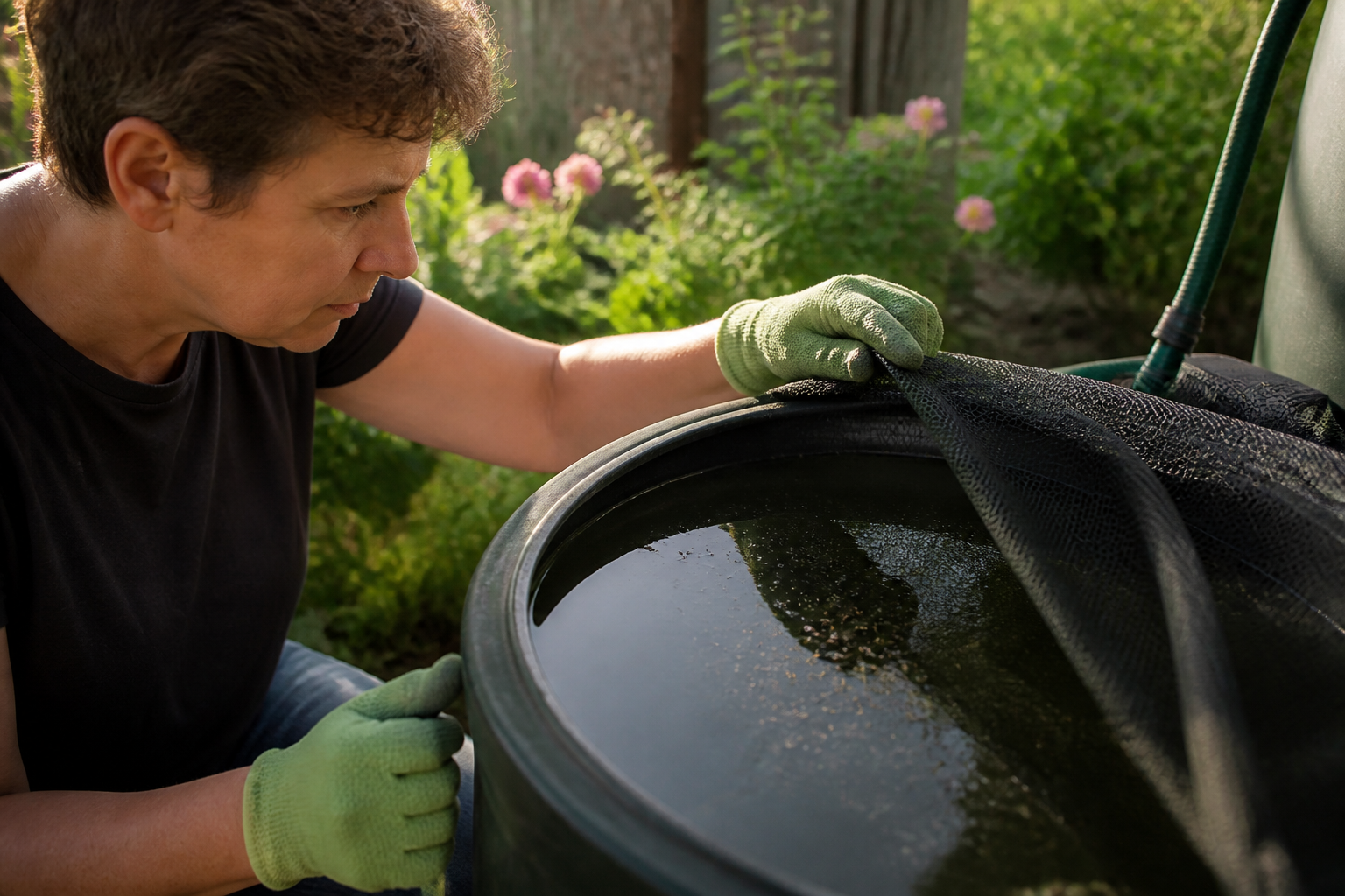 Larves de moustiques dans le récupérateur d'eau : que faire ?