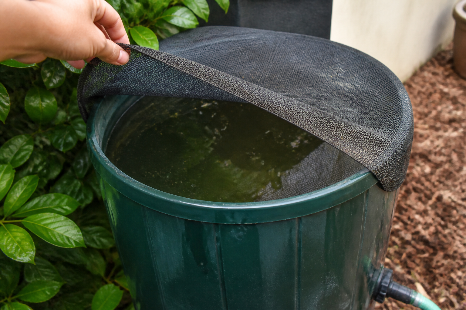 Larves de moustiques dans le récupérateur d'eau : que faire ?