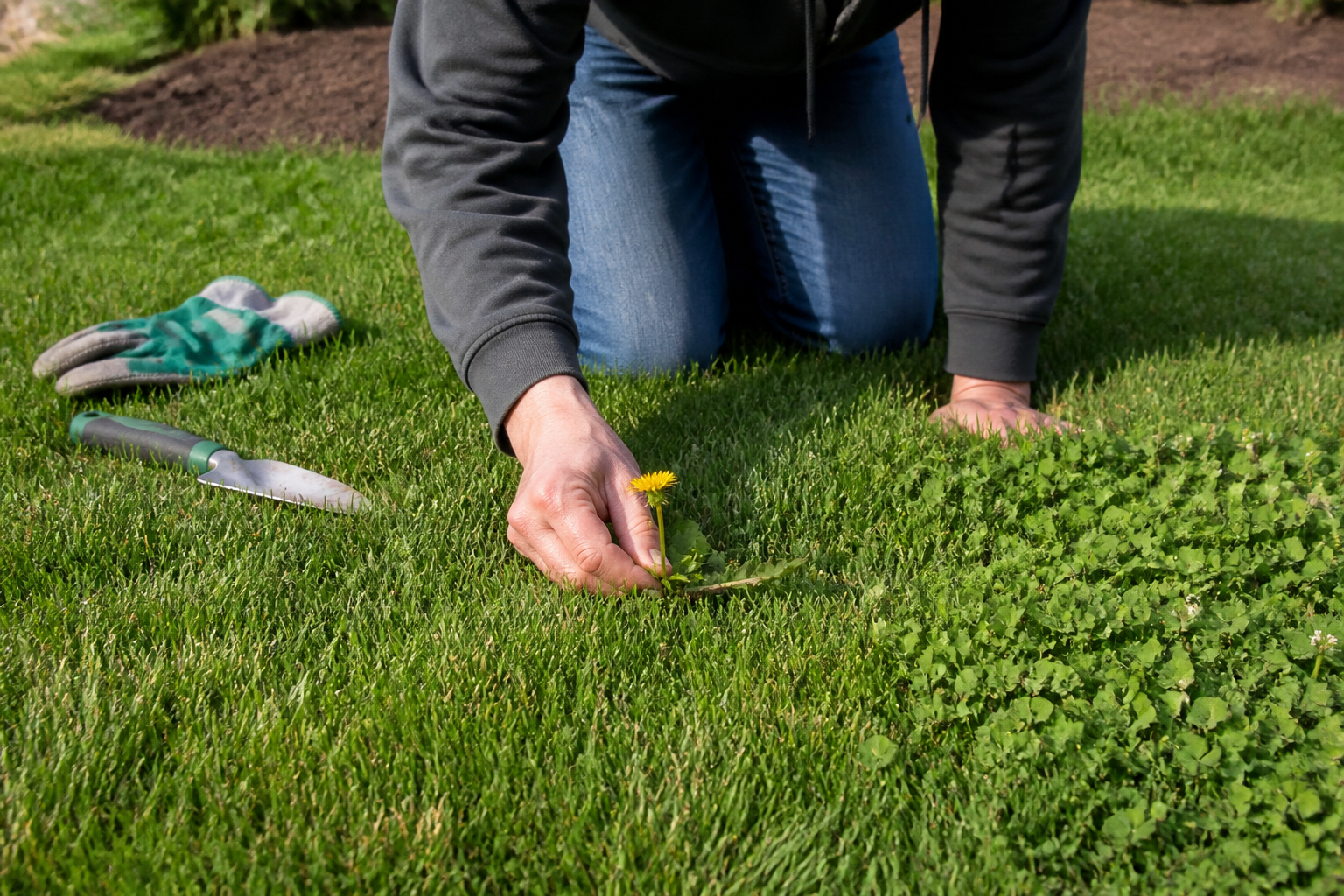 Mauvaises herbes dans le gazon : les solutions qui marchent