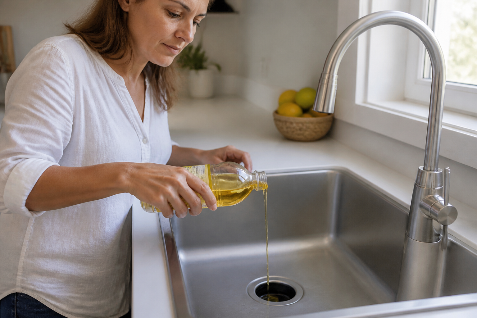 Pourquoi verser un fond d'huile dans le siphon supprime les mauvaises odeurs