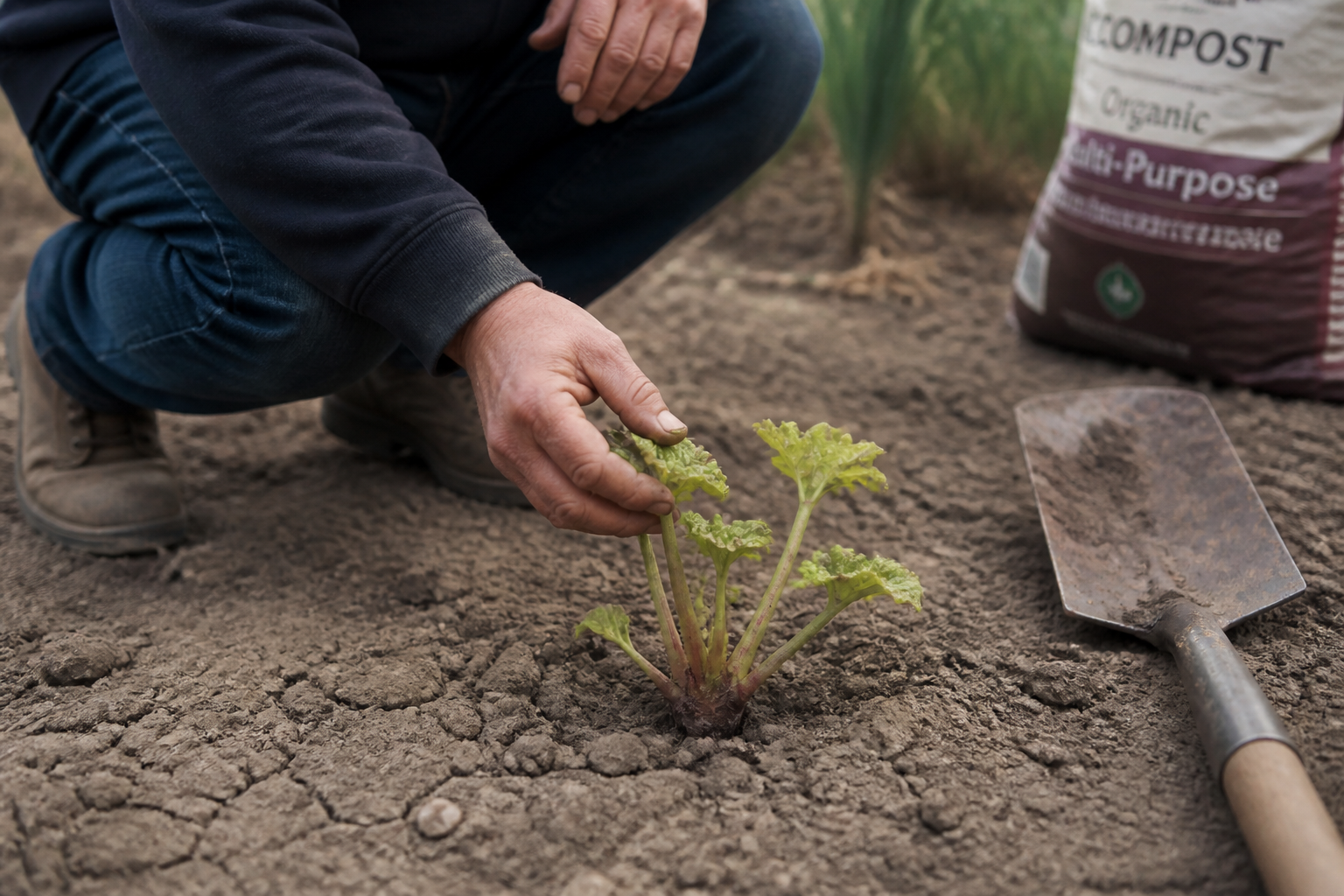 Rhubarbe qui ne pousse pas : les solutions pour la sauver