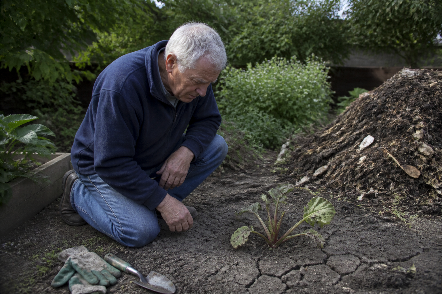 Rhubarbe qui ne pousse pas : les solutions pour la sauver