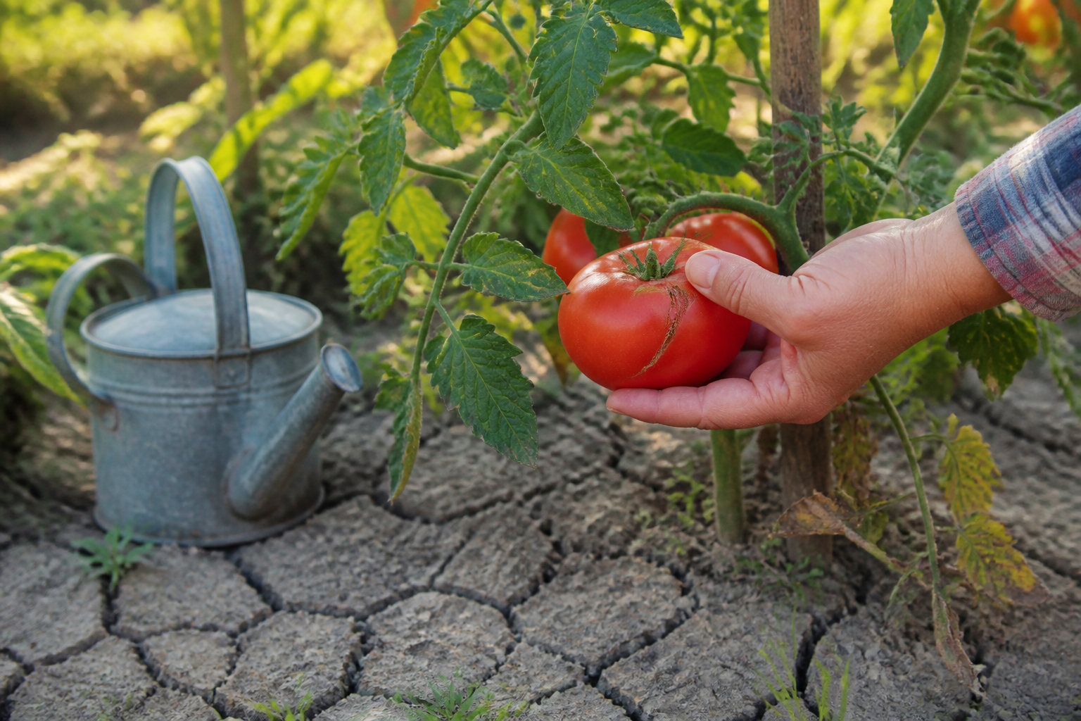 Tomates qui éclatent : l'erreur d'arrosage à éviter