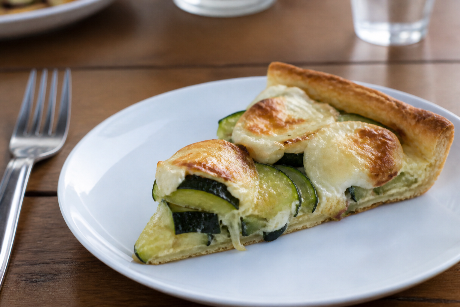 Une tarte courgettes-chèvre qui fait l'unanimité