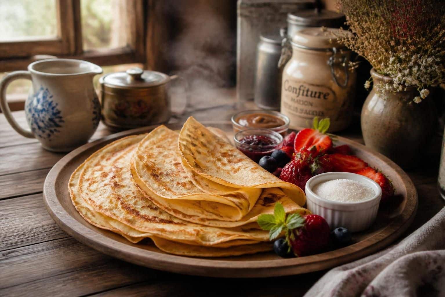 découvrez une recette facile et rapide pour préparer une pâte à crêpes moelleuse, idéale pour 4 personnes. parfaite pour un délicieux moment gourmand en famille ou entre amis.