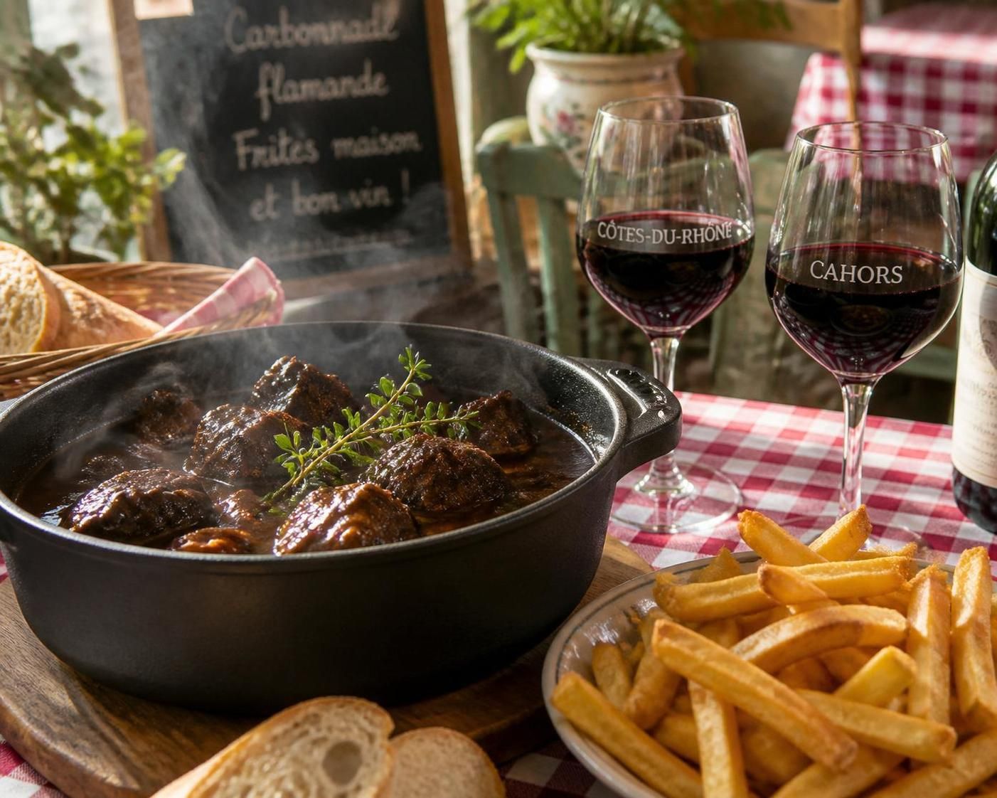 découvrez quel vin choisir pour sublimer une carbonade flamande et révéler toutes les saveurs de ce plat traditionnel belge.