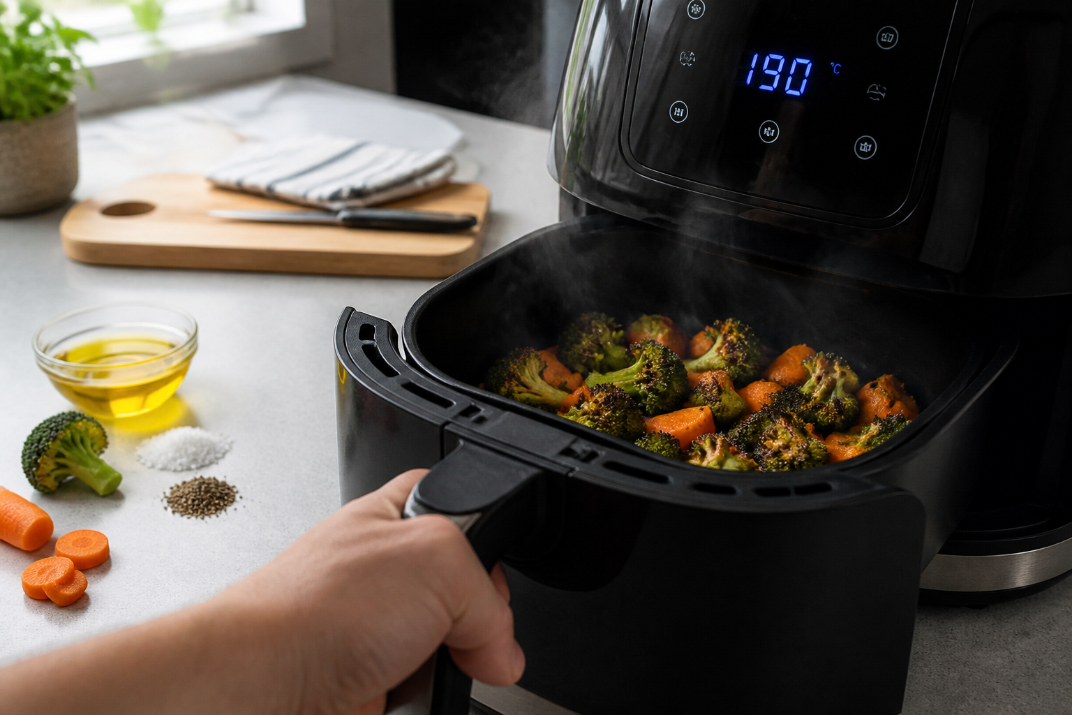 Légumes à l’air fryer : cuisson, assaisonnement et erreurs à éviter